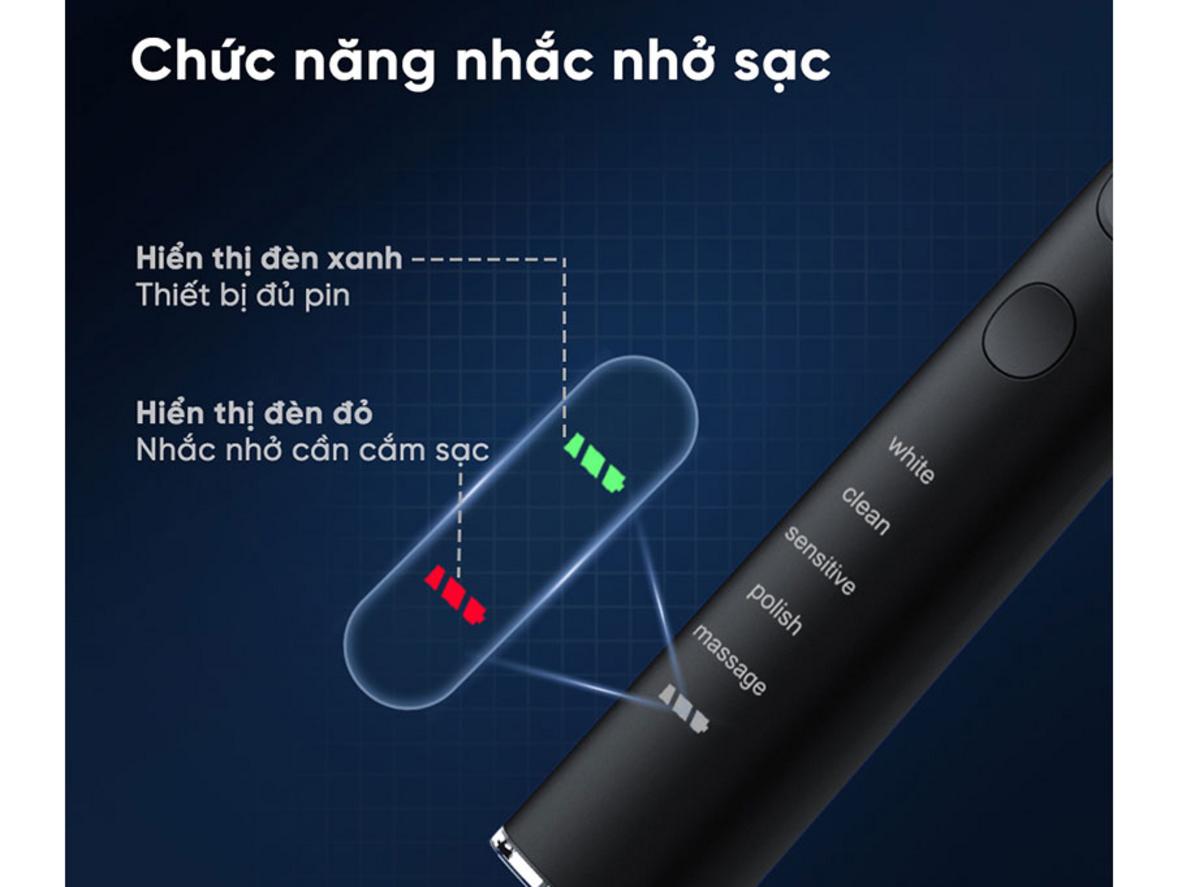 Pin dung lượng lớn — dùng lâu, sạc USB tiện lợi