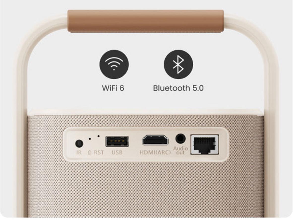 Pin 8.000 mAh cho phép chiếu và nghe nhạc di động lâu dài
