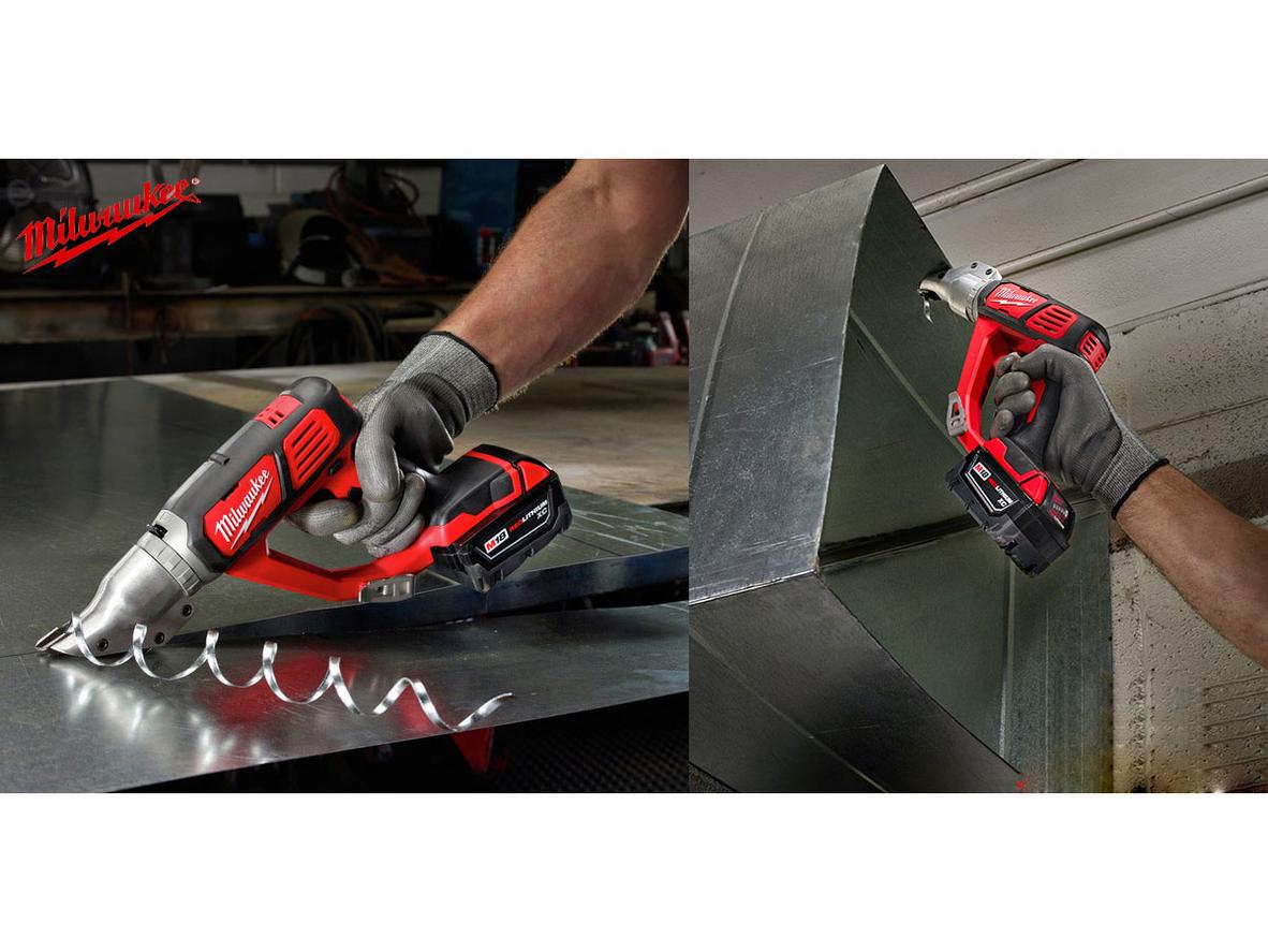 REDLITHIUM batteries next to Milwaukee M18 BMS20-0