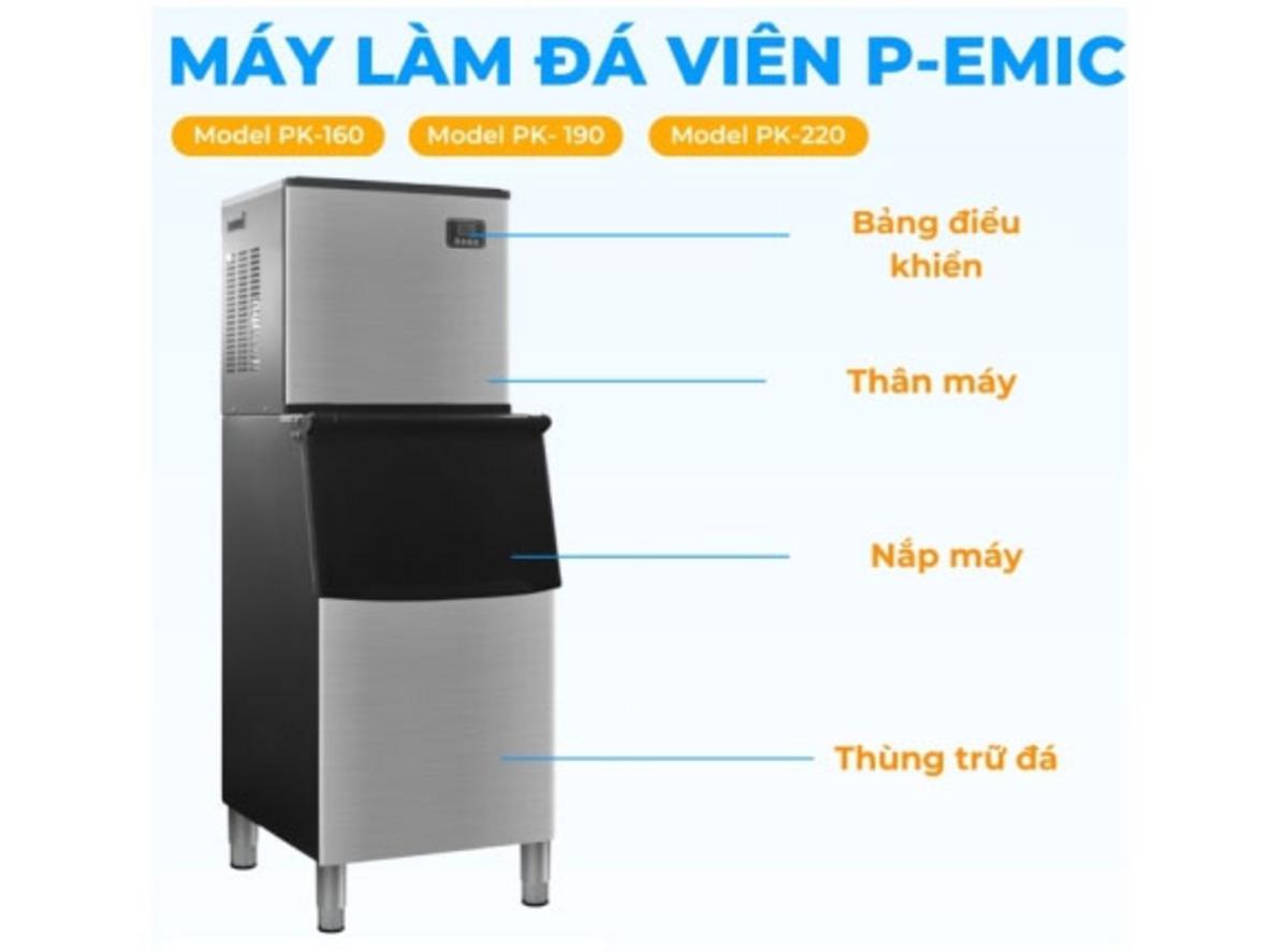 Sản lượng 190kg/ngày đảm bảo nguồn đá liên tục