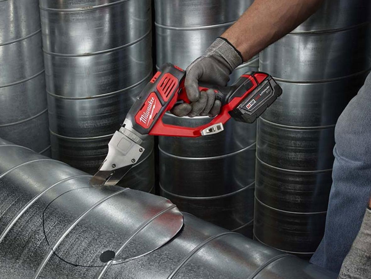 POWERSTATE and REDLINK badge on Milwaukee M18 BMS20-0