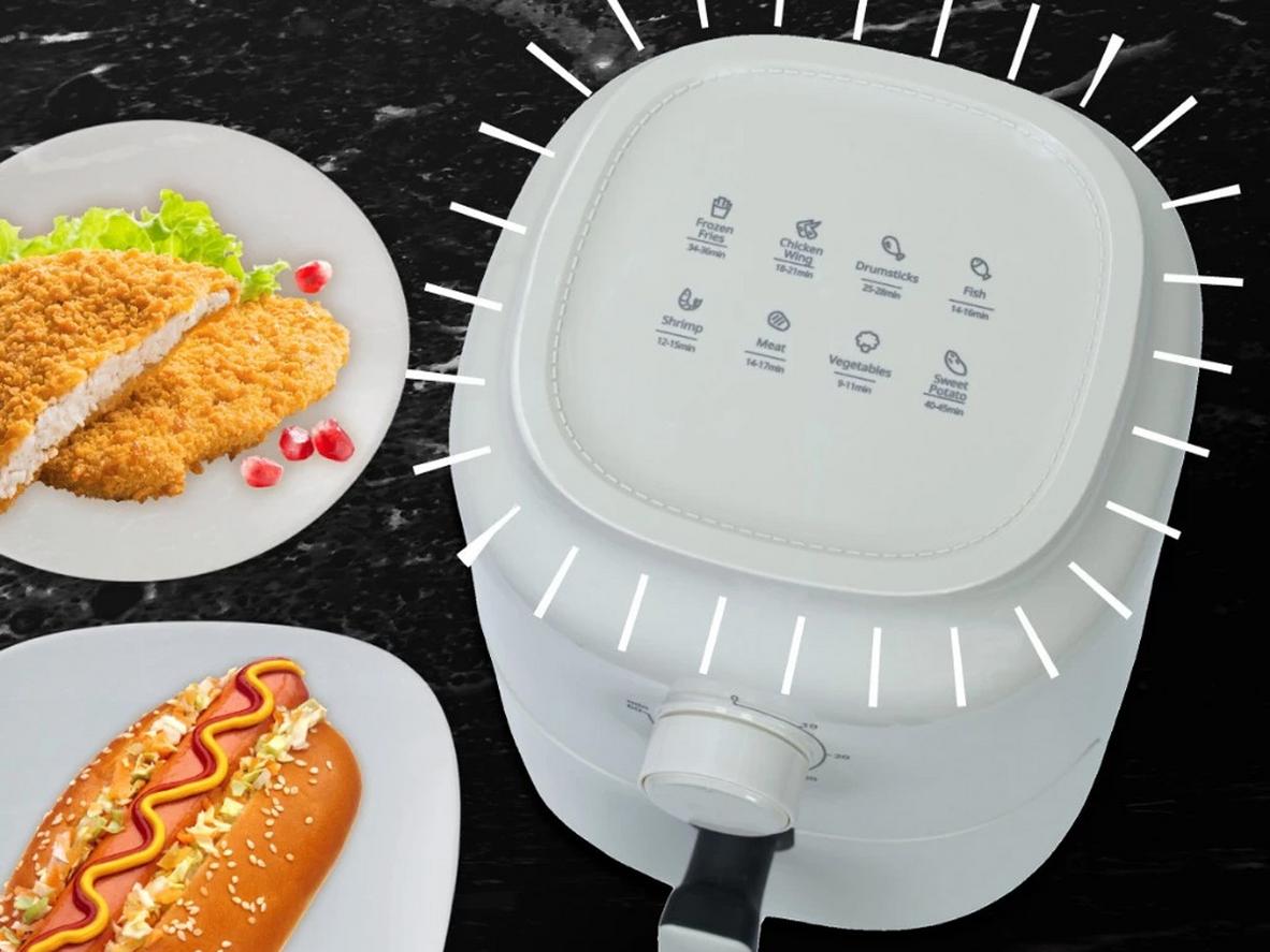 Công nghệ Rapid Air 360° cho món ăn giòn, ít dầu