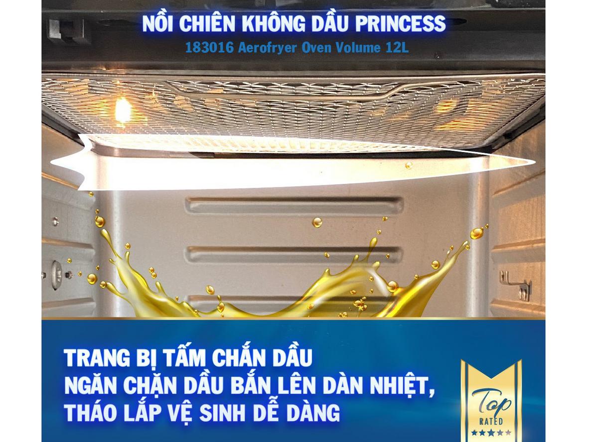 Công nghệ Rapid Air: luồng khí nóng 360° cho món giòn ít dầu