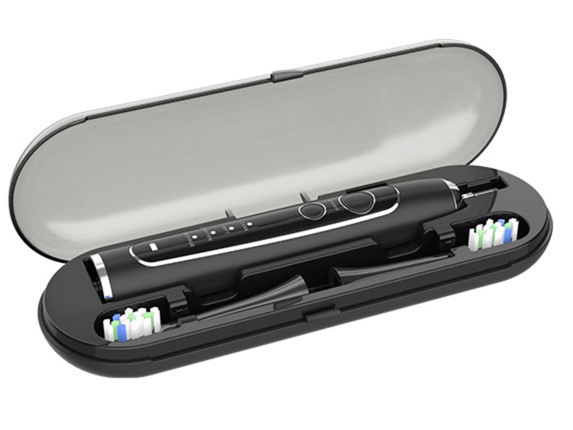 Pin mạnh 650mAh & hộp du lịch — sẵn sàng cho chuyến công tác