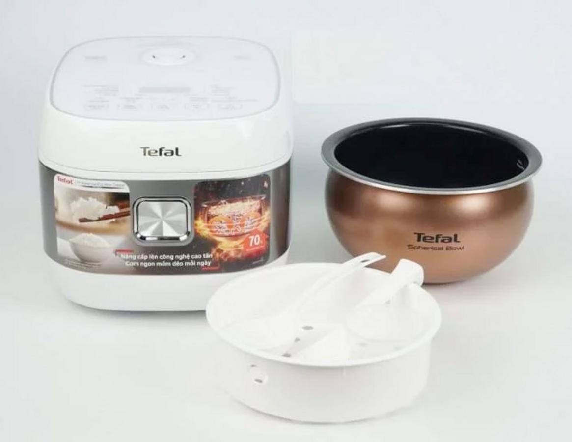 Công nghệ IH + AI giúp cơm chín đều, giữ hương vị.