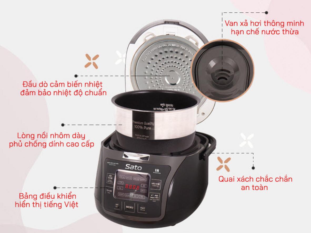 Hẹn giờ và giữ ấm đa chiều