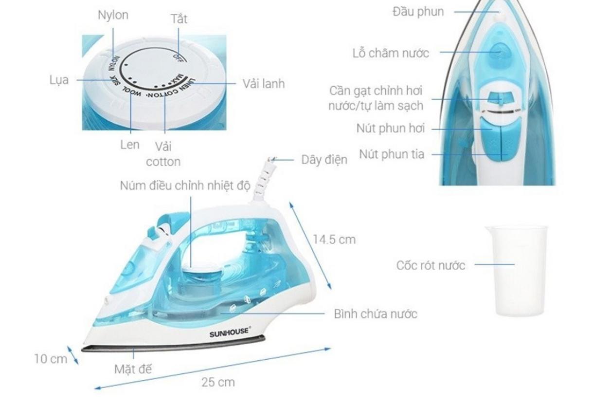 Bình 130ml trong suốt, dễ quan sát mức nước