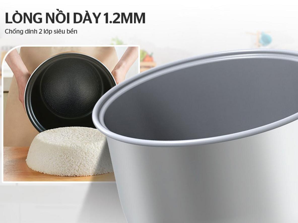 Lòng nồi hợp kim nhôm phủ chống dính kép