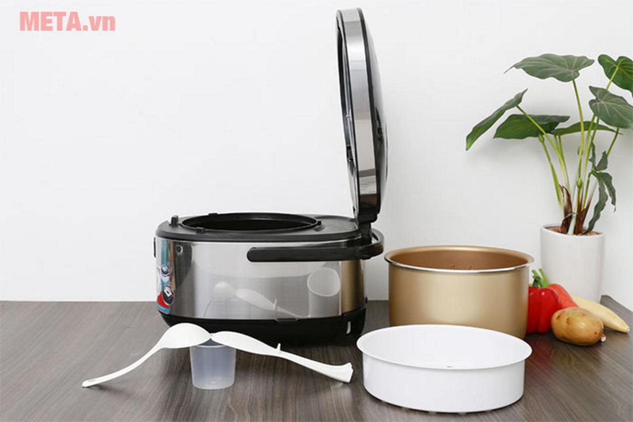 Công nghệ nấu 3D giúp cơm chín đều, tơi ngon.