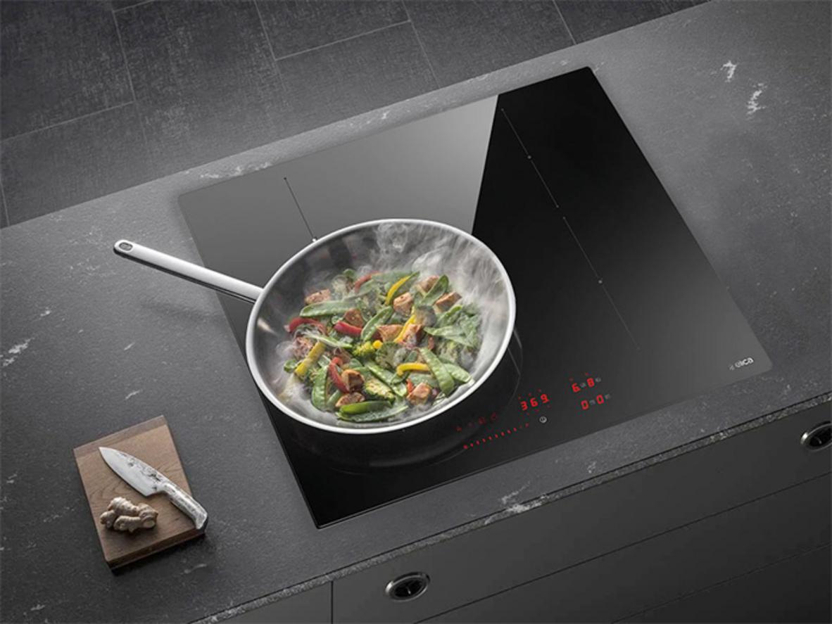 Điều khiển cảm ứng trượt và vùng nấu liên kết thông minh