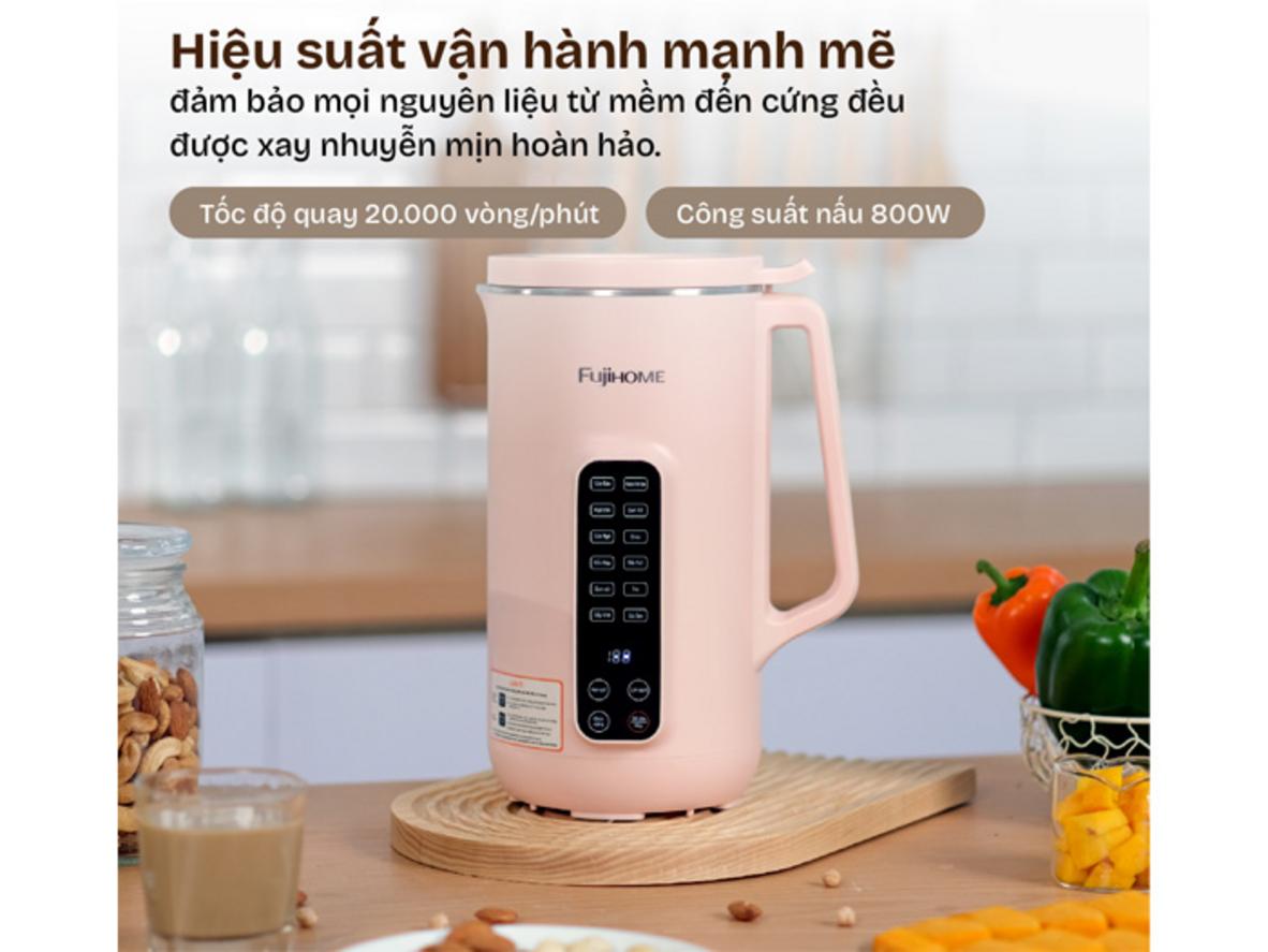 Công suất nấu 800W & xay 200W hoạt động hiệu quả