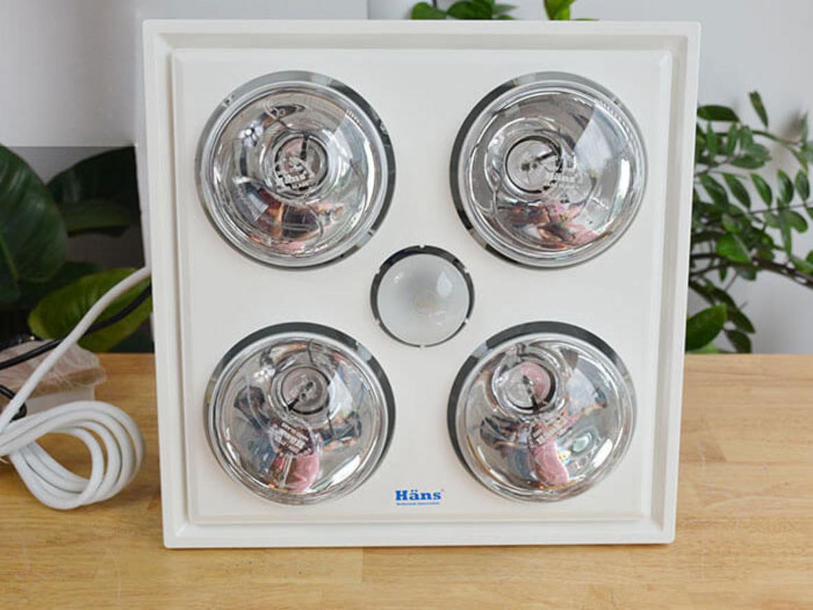 Bóng hồng ngoại phát nhiệt — ấm nhanh, dịu nhẹ cho da.