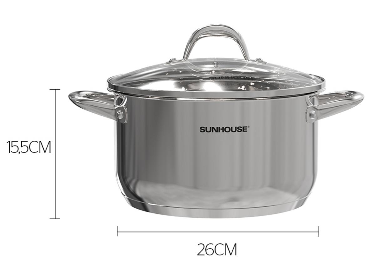 Thân inox SUS201 bền bỉ, lau chùi dễ dàng
