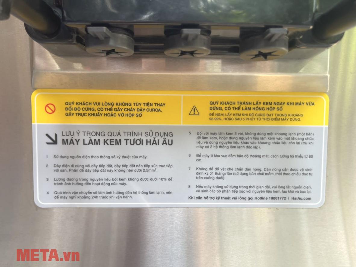 Vật liệu Inox 304 đảm bảo vệ sinh và độ bền