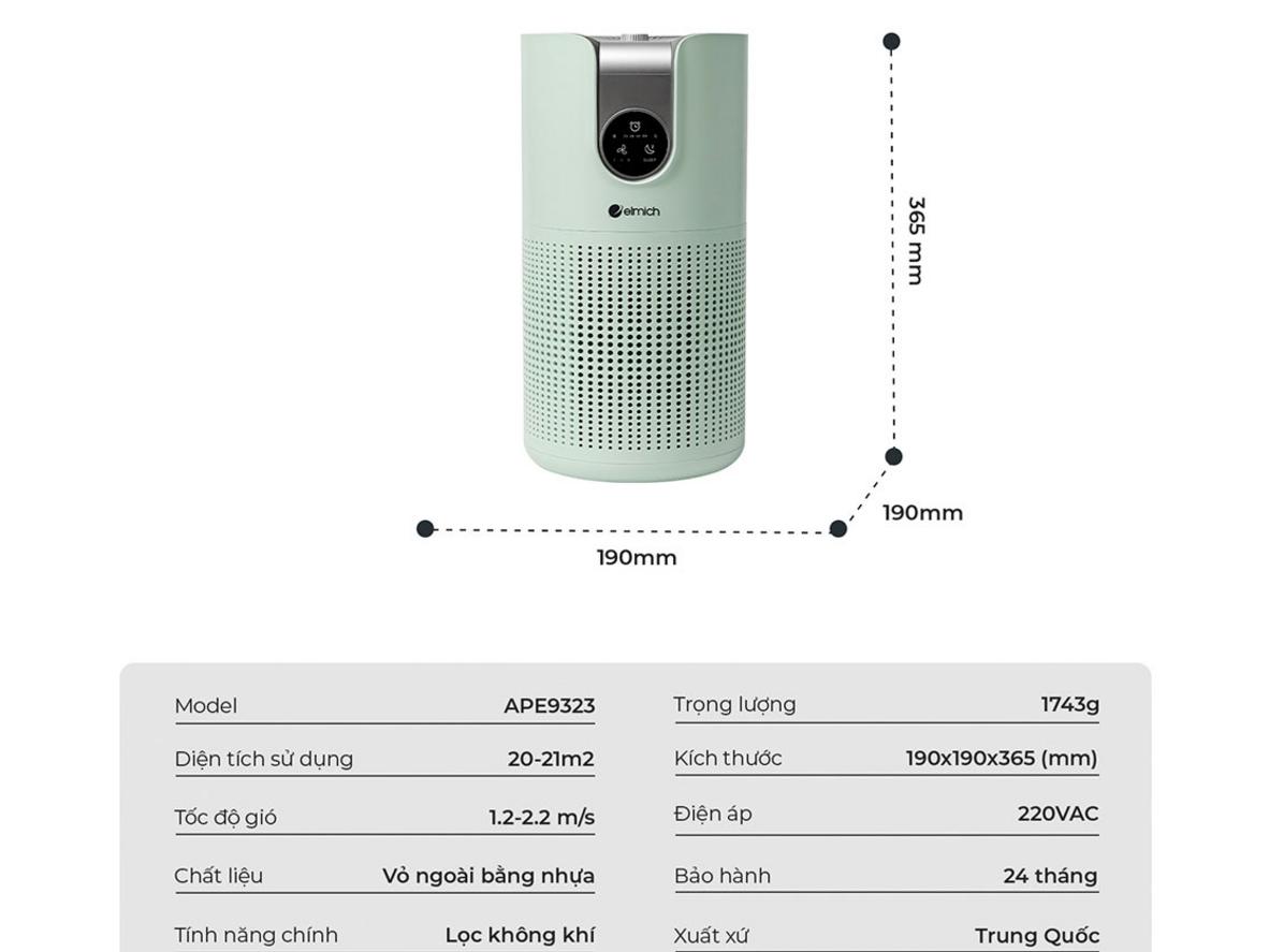 Thiết kế gọn nhẹ, hợp phòng nhỏ