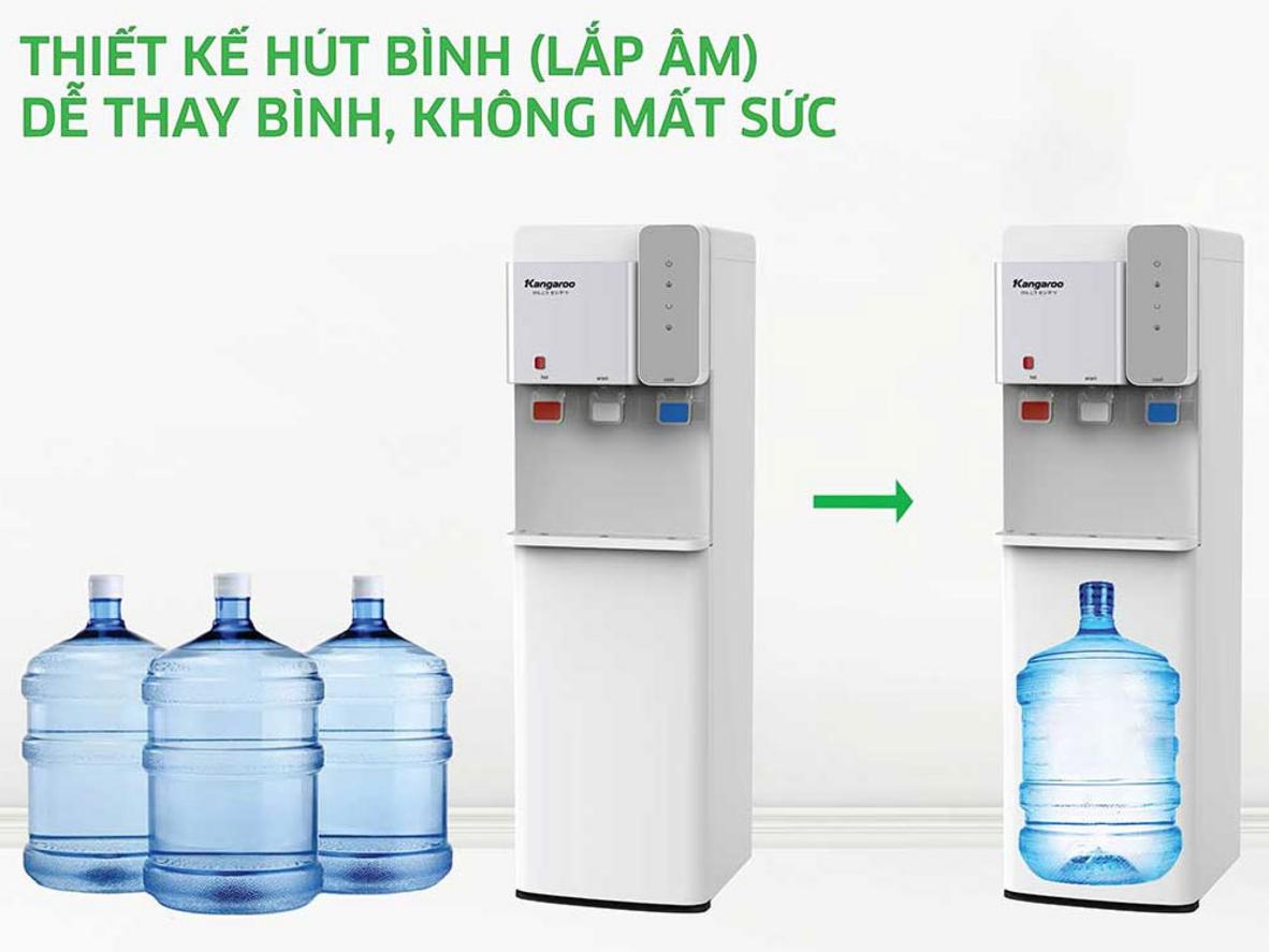 Hút bình âm & khóa vòi an toàn