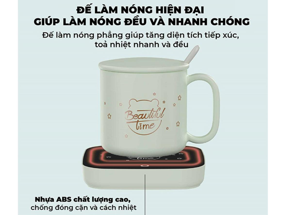 Thiết kế nhỏ gọn & cốc sứ đi kèm