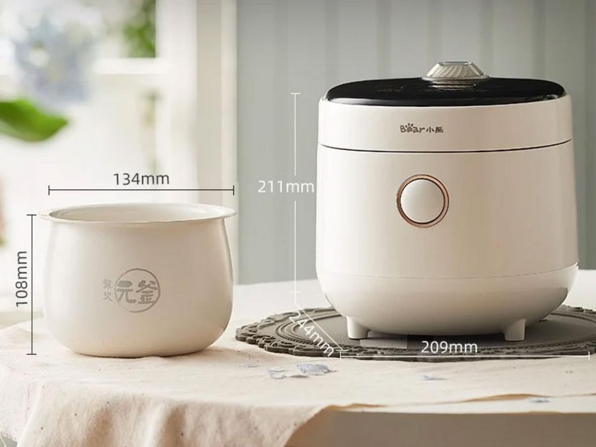 Công suất 500W và thiết kế gọn — lý tưởng cho 1–3 người