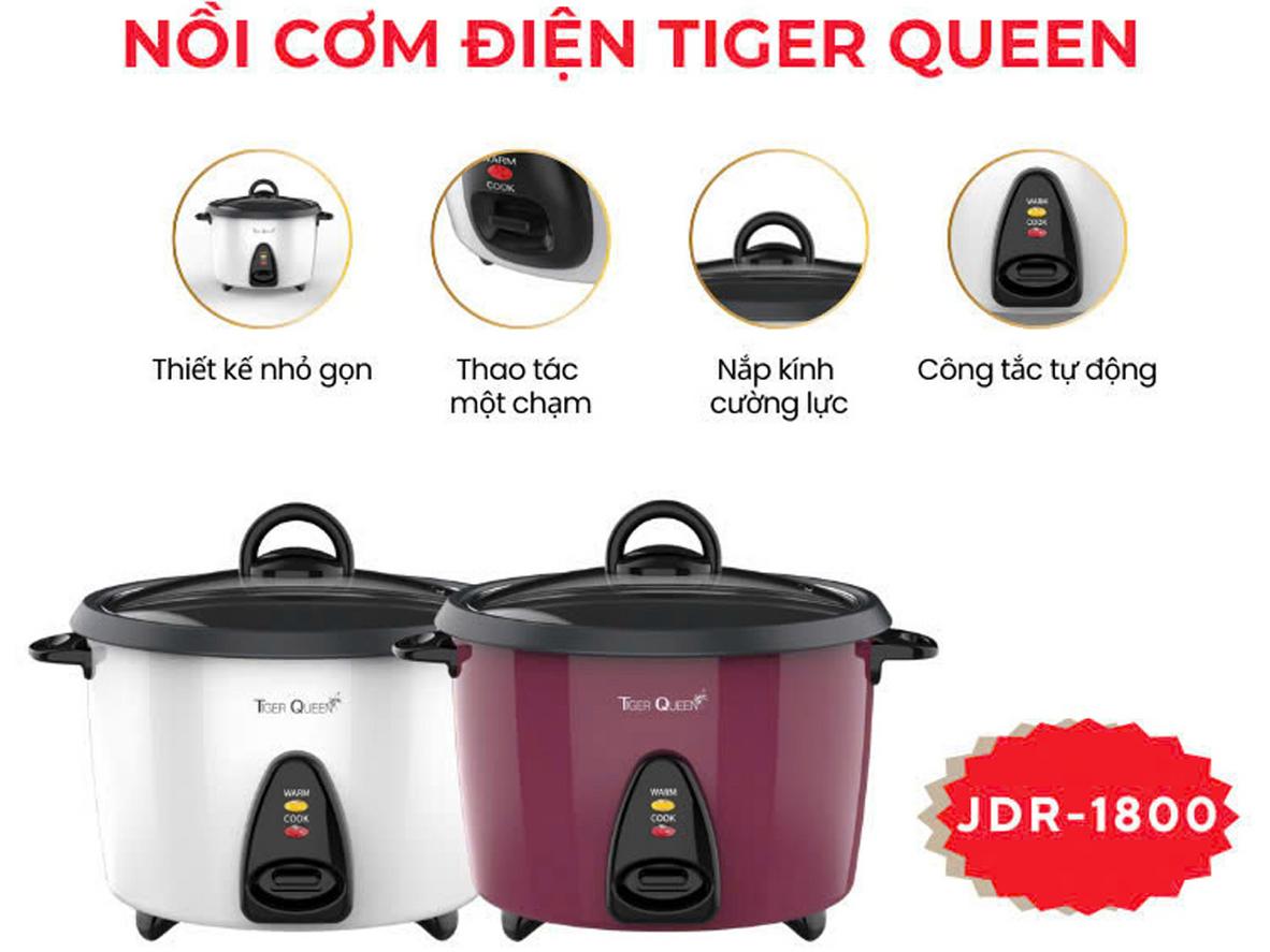 Mâm nhiệt 1D phân phối nhiệt đều, giúp cơm chín mềm và đều