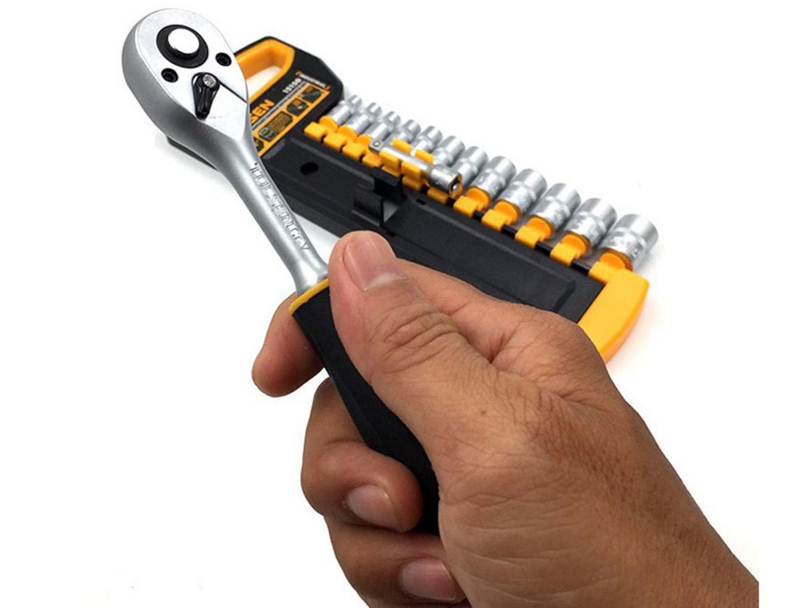 Thép Cr‑V mạ crom chống gỉ, bền lâu