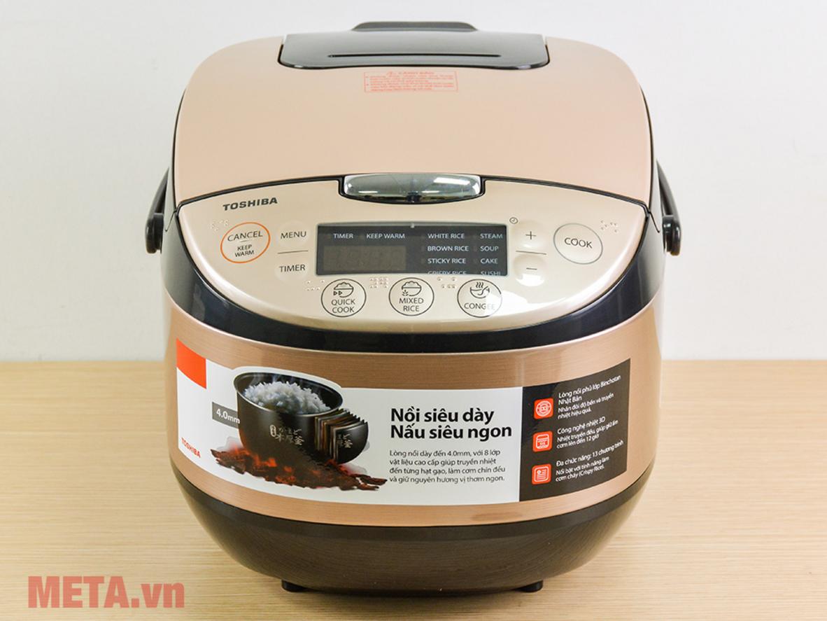 Công nghệ nhiệt 3D giúp cơm chín đều.