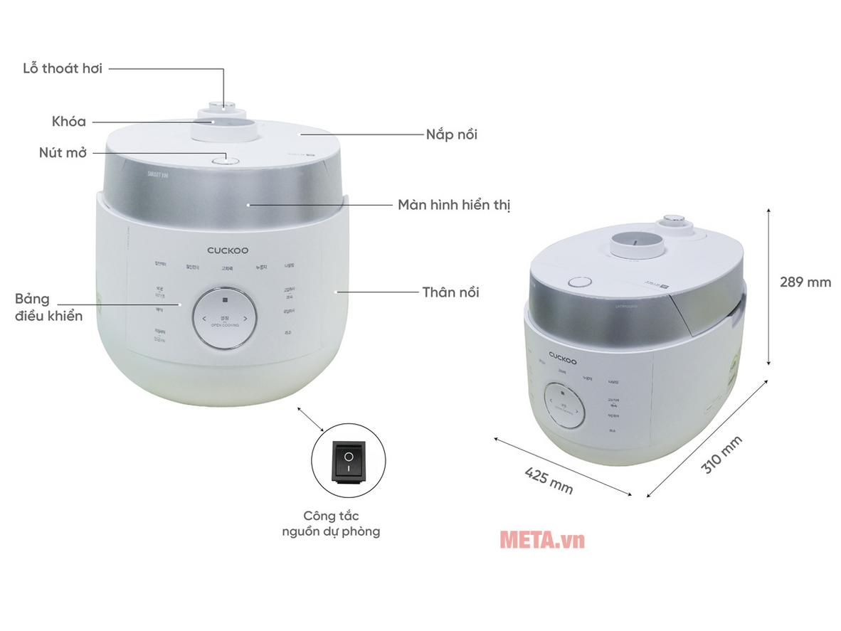 Twin Pressure giúp cơm dẻo thơm, phù hợp gạo lứt/GABA