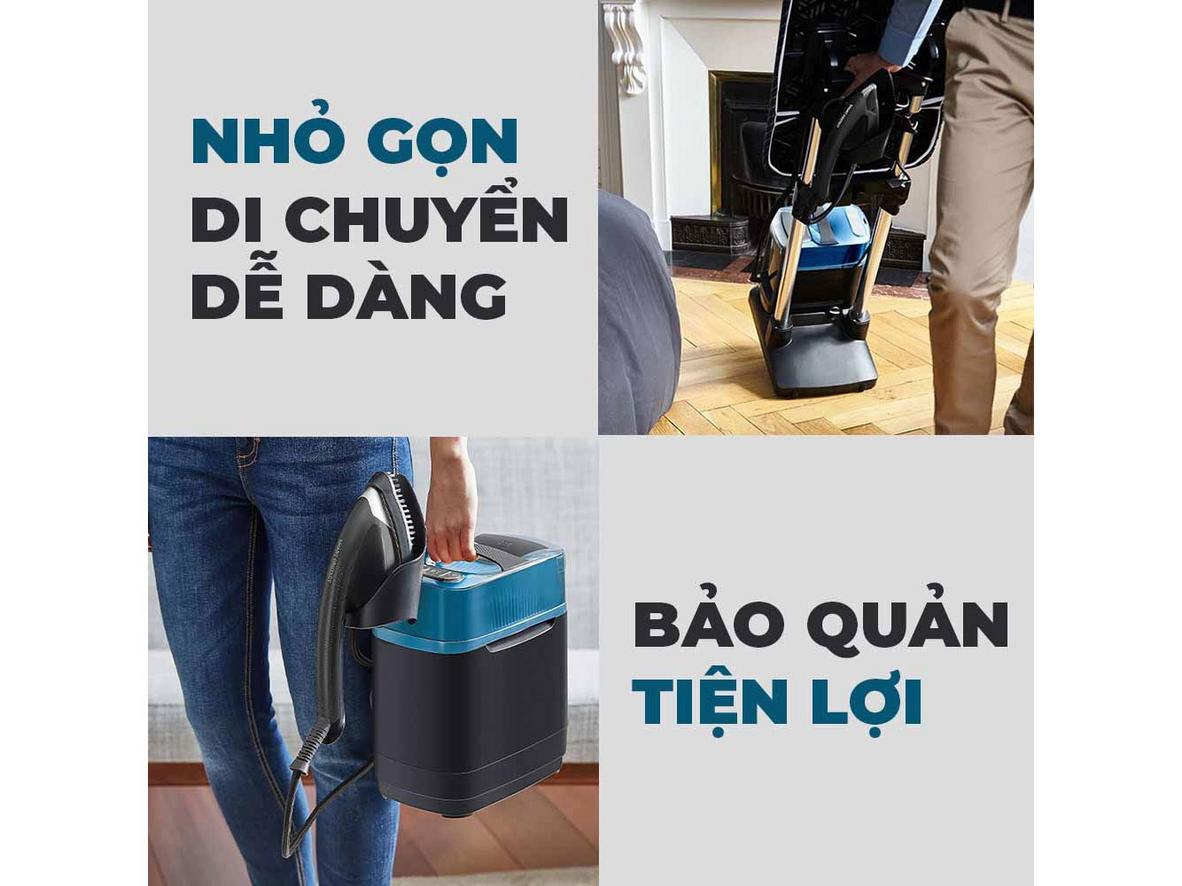 Hiệu suất hơi mạnh mẽ của Tefal IXEO Plus