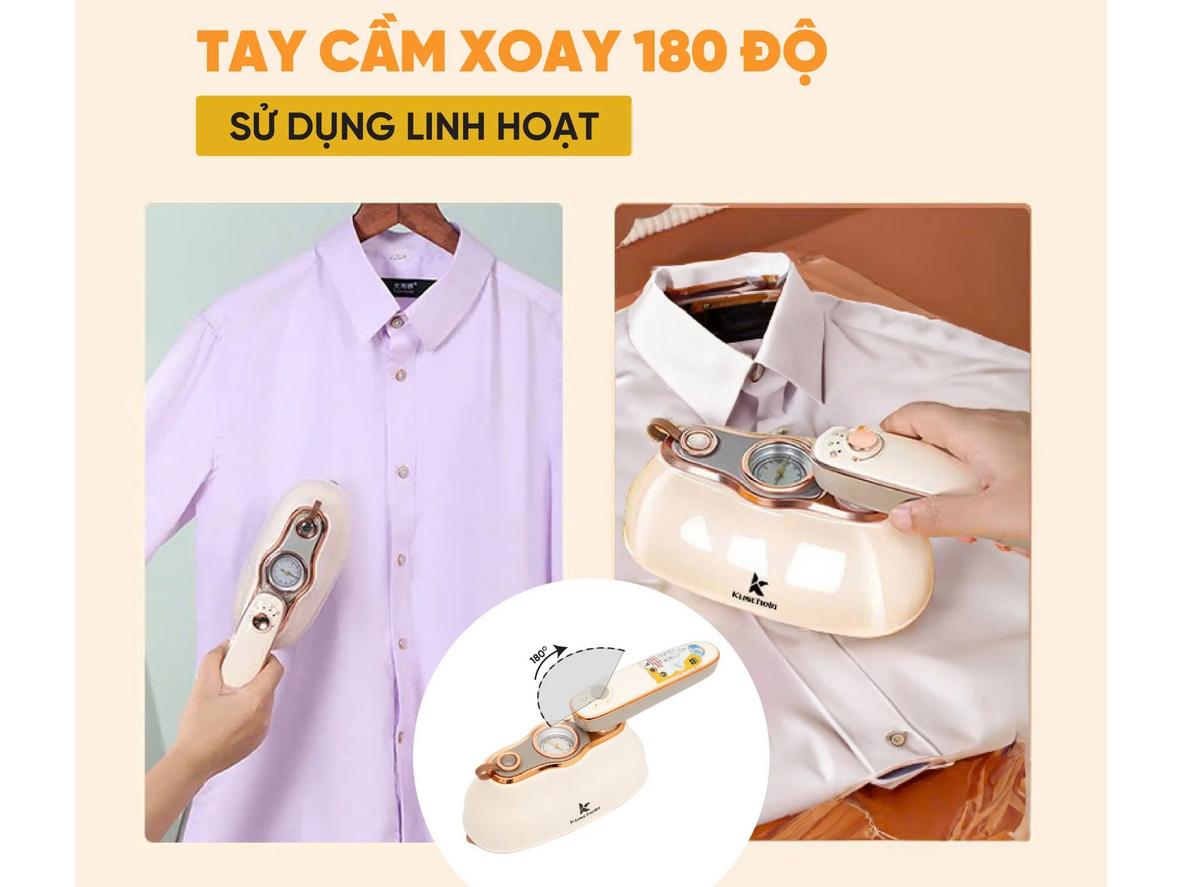 Công suất 1200W — ủi nhanh, cho kết quả tức thì
