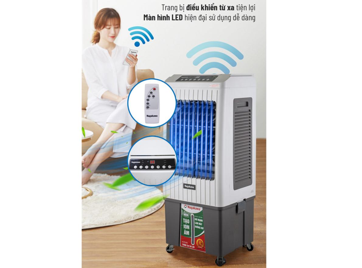 Motor dây đồng 100% tăng độ bền.