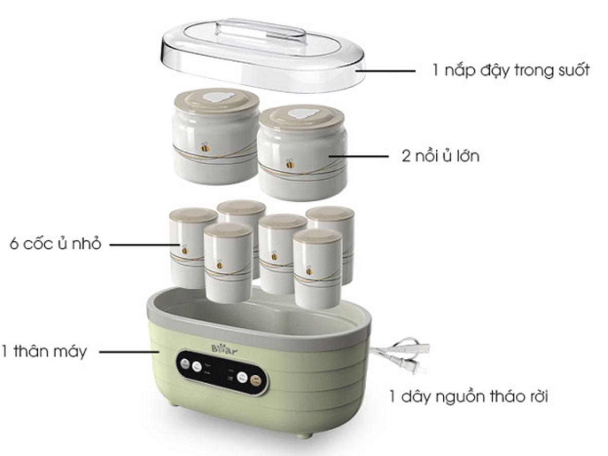 Hệ thống ủ 3 chiều cho sữa chua mịn, đều