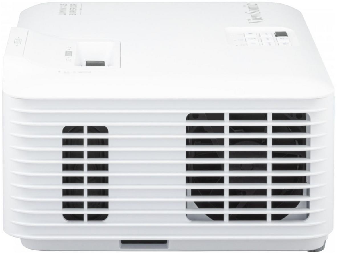 Máy hoạt động liên tục tại lớp học - imagePrompt: Image of projector installed in a lecture hall with long runtime indicator.