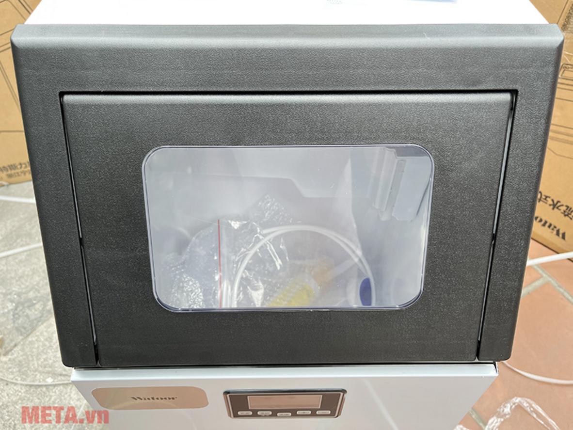 Vỏ Inox và thiết kế đứng tiết kiệm diện tích