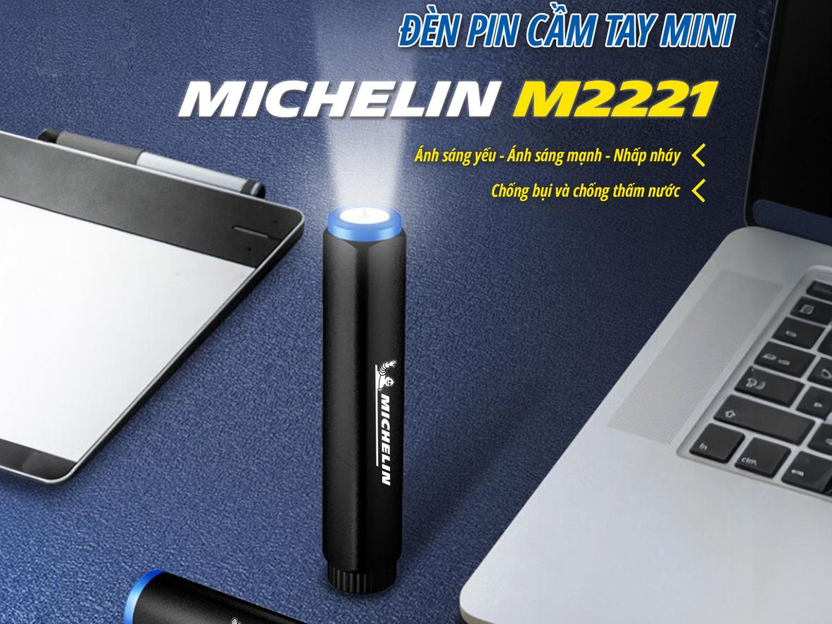 Vỏ hợp kim nhôm Anodized của Michelin M2221 — bền và chống ăn mòn.