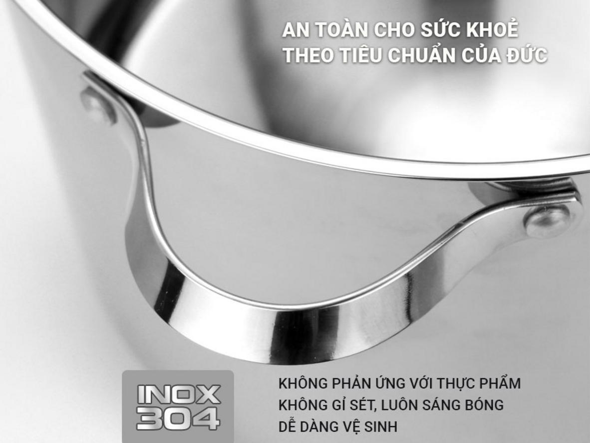 Vung kính cường lực, quai chắc chắn