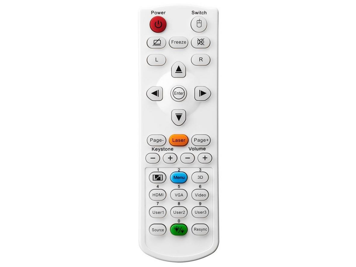 Độ sáng 5.500 ANSI lumens hiển thị tốt trong phòng có sáng tự nhiên hoặc đèn.