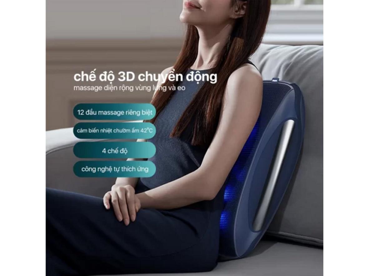 12 đầu massage 3D mô phỏng xoa bóp chuyên sâu