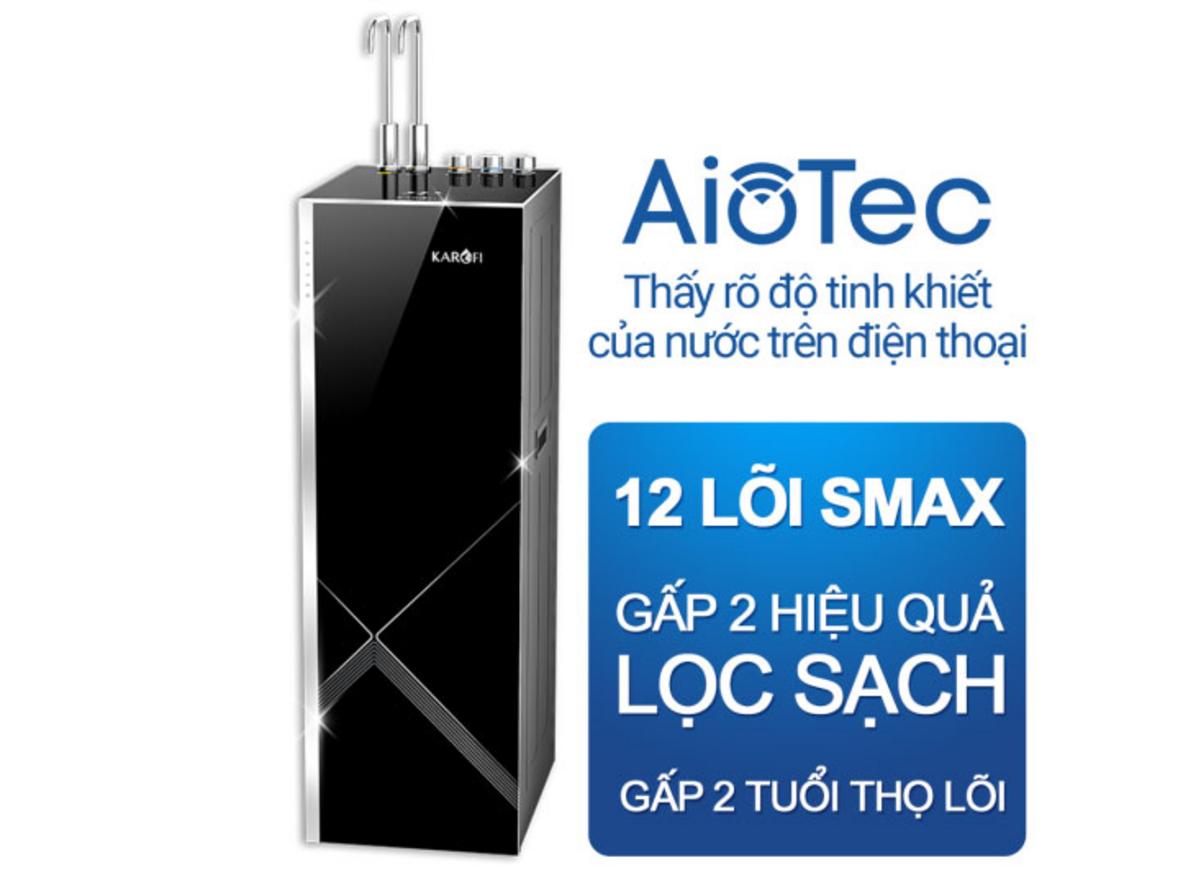 Hệ thống 12 lõi lọc Smax trên Karofi KAD-M85