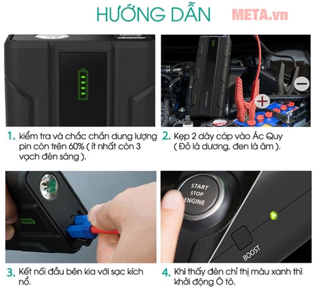 Dung lượng 14.000mAh cho nhu cầu sạc hằng ngày và di chuyển xa.