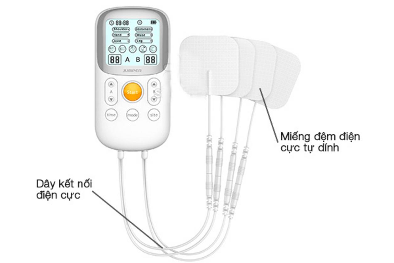 15 mức cường độ và 2 kênh độc lập giúp dùng linh hoạt.