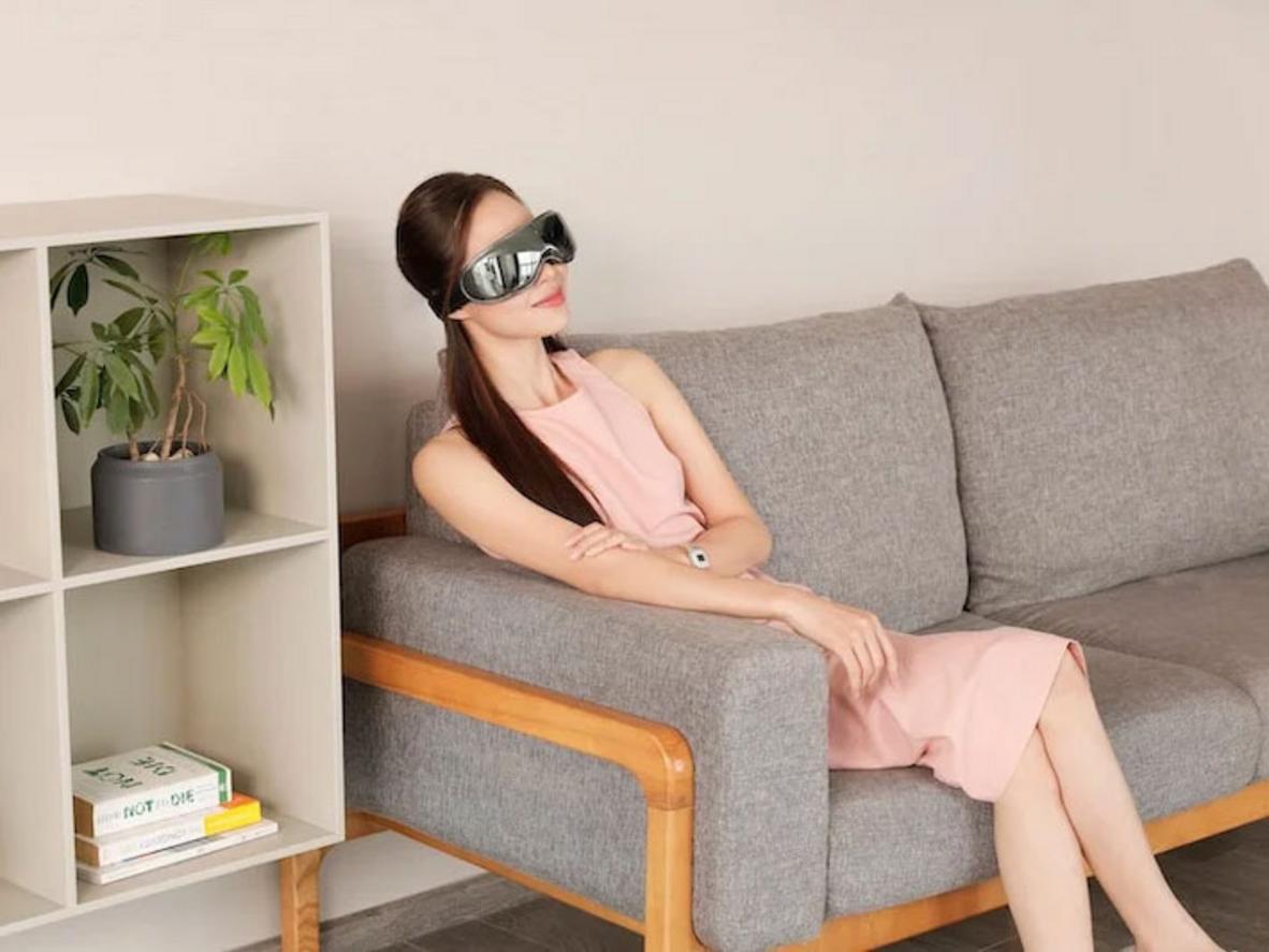 16 đầu rung độc lập cho trải nghiệm massage vùng mắt dễ chịu