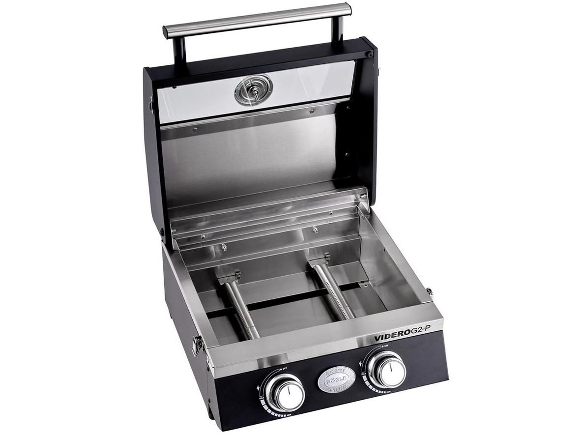 2 đầu đốt inox công suất 4.4kW cho khả năng nướng mạnh mẽ và đều nhiệt.