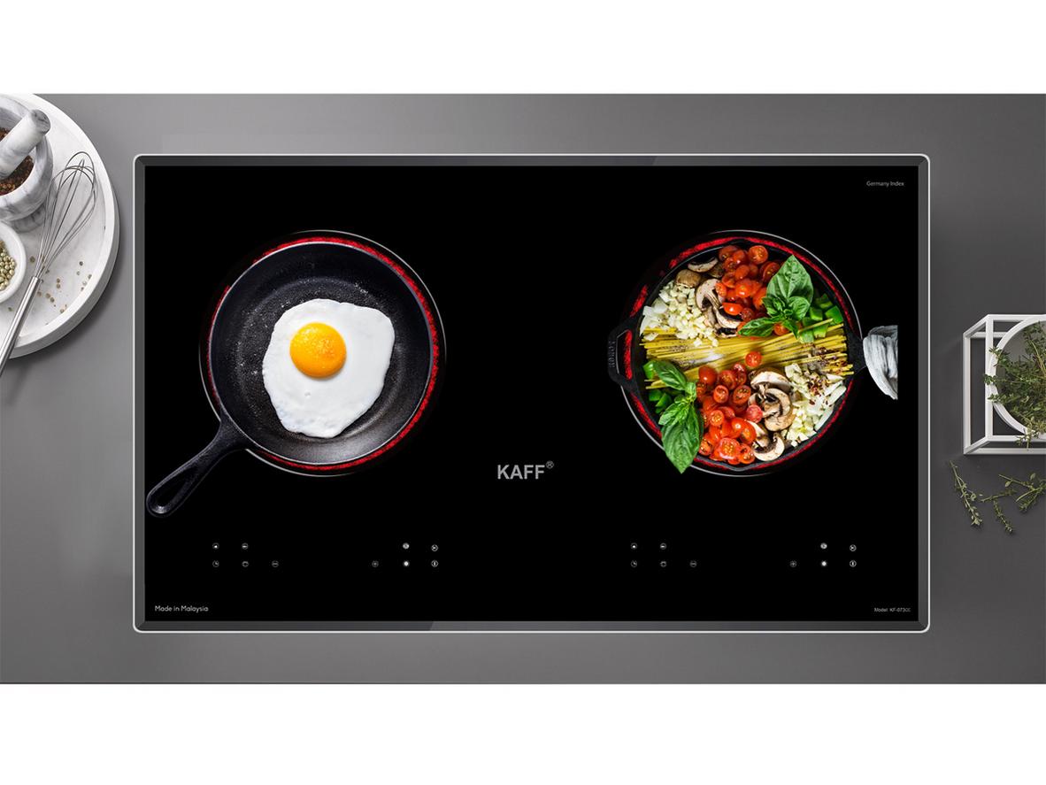 2 vùng nấu mạnh mẽ cho trải nghiệm nấu nhanh và linh hoạt.