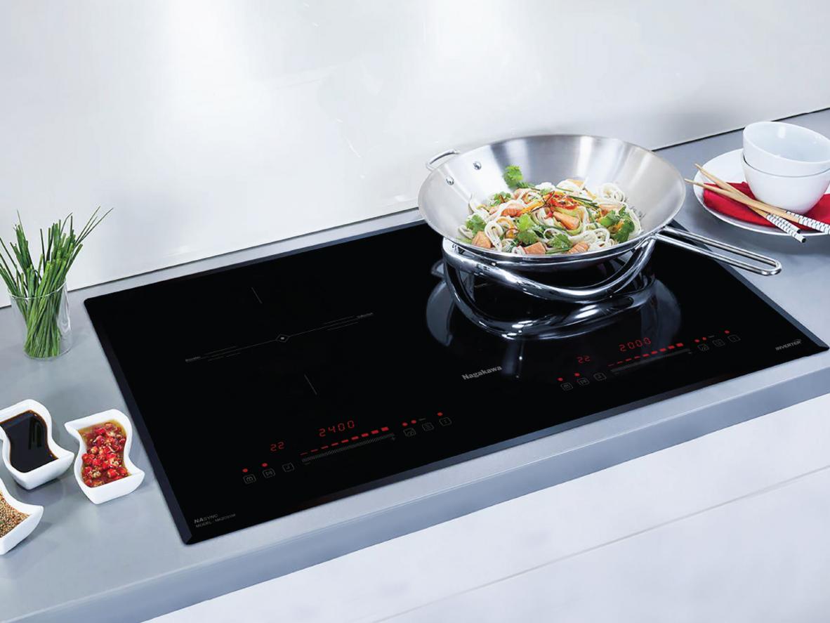 2 vùng nấu độc lập cho bữa ăn linh hoạt hơn