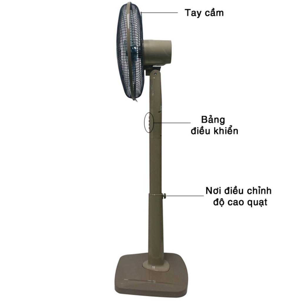 3 tốc độ gió và công suất 50W cho khả năng làm mát linh hoạt.