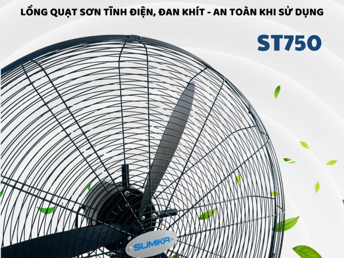 3 tốc độ gió và chiều cao linh hoạt giúp kiểm soát luồng gió dễ dàng.