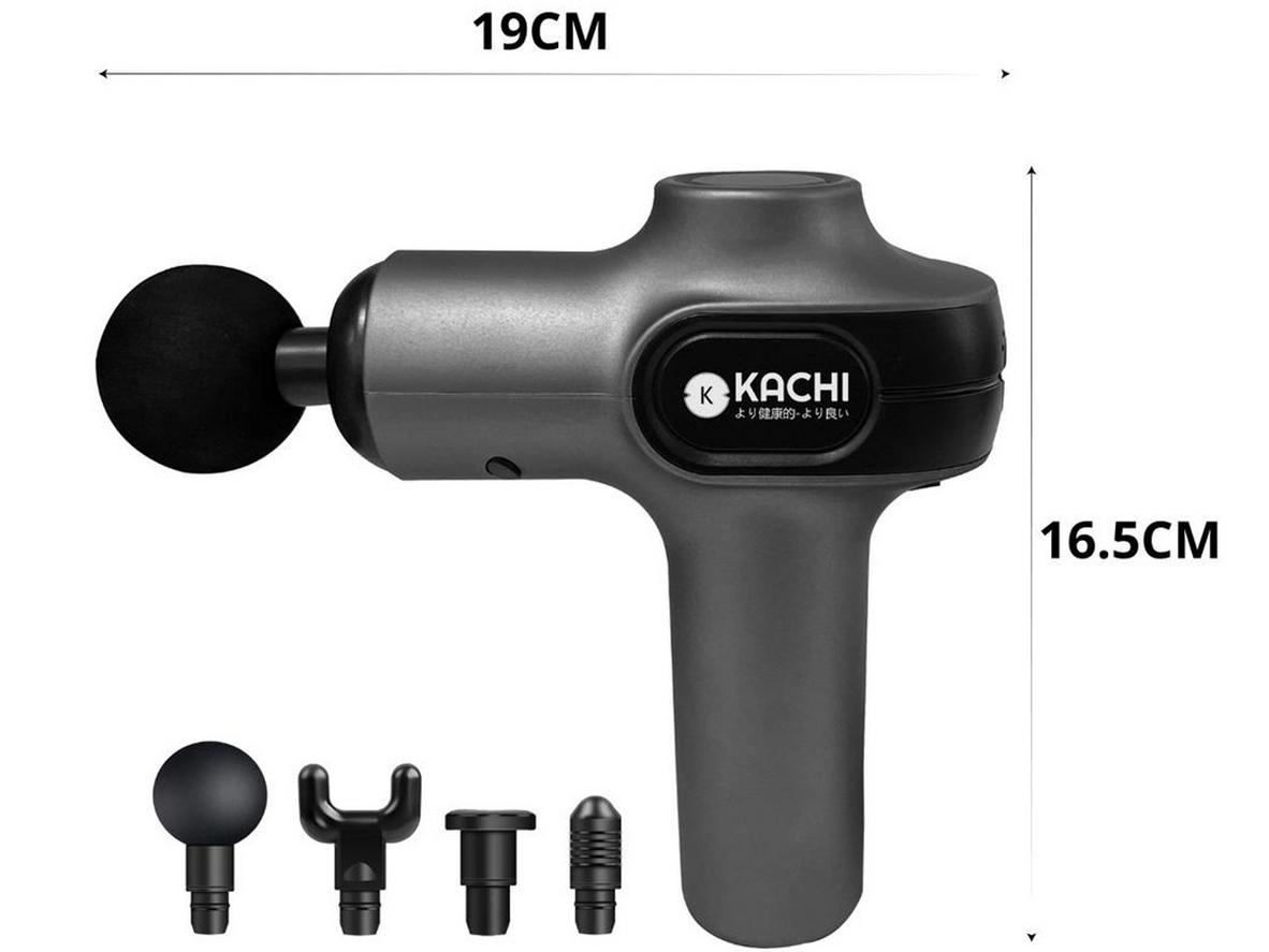4 đầu massage silicone cho nhiều vùng cơ thể.