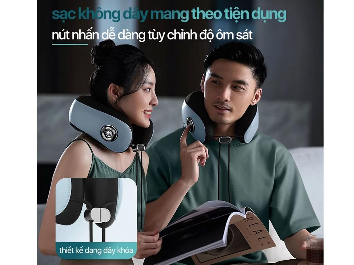 4 đầu massage sóng 3D của Philips PPM3304