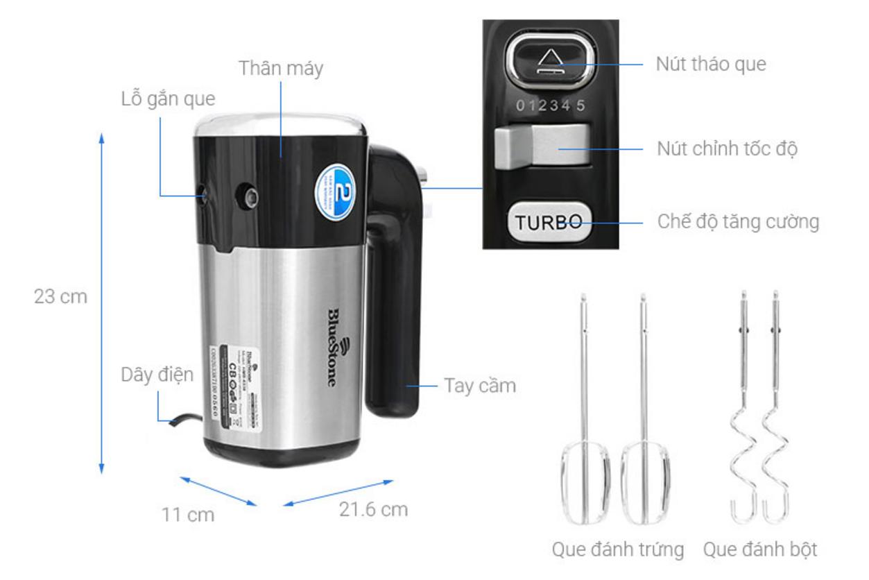 Công suất 400W giúp thao tác nhanh và ổn định.