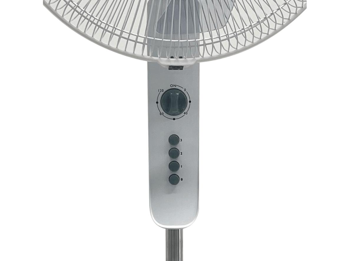 5 cánh quạt 38.6cm cho luồng gió rộng và mát nhanh.