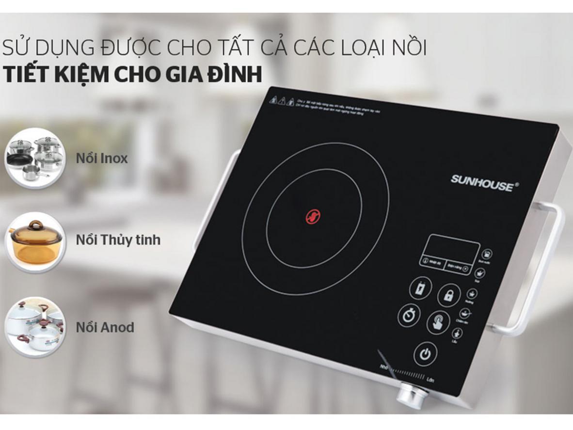 5 chế độ nấu linh hoạt, có vỉ nướng đi kèm.